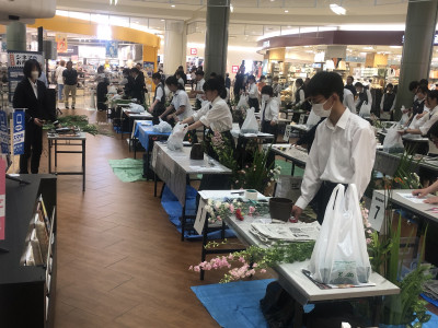 フラワーデザイン競技県大会
